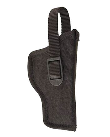 Uncle Mike's 81011 Sidekick Hip Holster OWB Size 01 Black Cordura Belt Loop Fits Medium Autos Fits 3-4" Barrel Right Hand