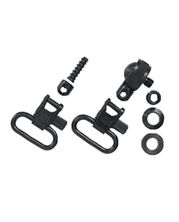 Uncle Mike's 15612 Magnum Swivel Set Quick Detach 115 MC Blued 1" Loop for Most Pump &amp; Auto Shotguns