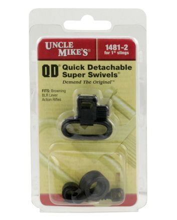 Uncle Mike's 14812 Super SwivelQuick Detach 115 BLR Blued 1" Loop for Browning BLR (Does Not Fit BLR Lightening)