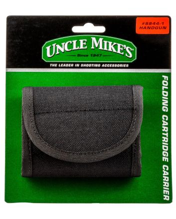Uncle Mike's 8844 Folding Cartridge Carrier Handgun 12 Rounds Black Nylon