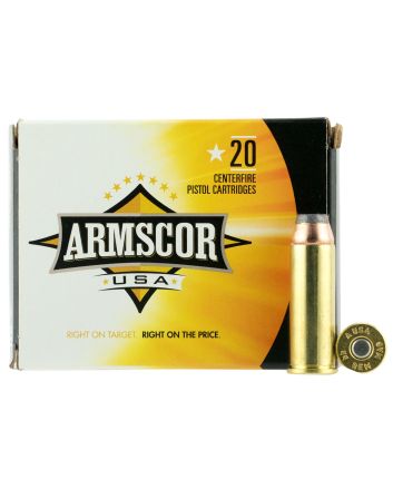 Armscor FAC44M2N USA44Rem Mag 240gr Jacketed Hollow Point 20 Per Box/25 Case