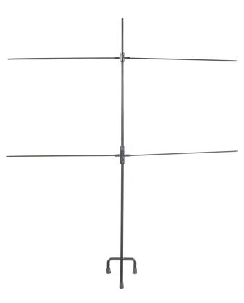 SME SMETGTST Double Paper Target Stand Black Steel Includes 8 Metal Clips