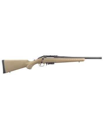 Ruger 16976 American RanchFull Size 7.62x39mm 5+1 16.12" Matte Black Threaded Barrel, Picatinny Rail Steel Receiver, Flat Dark Earth Fixed Synthetic Stock, Right Hand