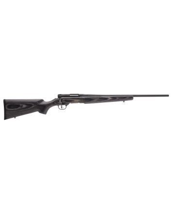 Savage Arms 96971 B.MAG Sporter Full Size 17 WSM 8+1 22" Matte Black Sporter Barrel, Matte Black Drilled &amp; Tapped Carbon Steel Receiver, Gray Fixed Laminate Stock, Right Hand