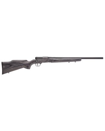 Savage Arms 96970 B.MAGFull Size 17 WSM 8+1 22" Matte Black Heavy Barrel, Matte Black Drilled &amp; Tapped Carbon Steel Receiver, Satin Gray Varmint Beavertail Laminate Stock, Right Hand