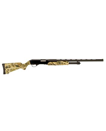 Stevens 22563 320 Field Compact 12 Gauge 3" 5+1 26" Matte Black Vent Rib Barrel, Matte Black carbon Steel Receiver, Mossy Oak Shadow Grass Blades, Ambidextrous Includes Modified Choke Tube