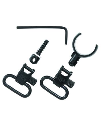 Uncle Mike's 15922 Magnum Band Swivel Set Quick Detach 115 SG-12 Blued 1" Loop for Winchester 101/201 12 Gauge O/U Shotgun