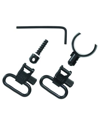 Uncle Mike's 15972 Magnum Band Swivel Set Blued Steel, 1" Loop Size, Quick Detach 115 SG-4 Style for Some 20 Gauge Shotguns