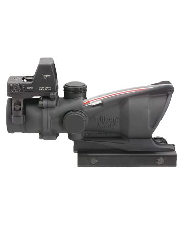 Trijicon 100549 ACOG Combo Matte Black 4x32mm Illuminated Red Chevron .223/5.56 BDC Reticle