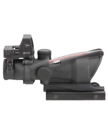 Trijicon 100550 ACOG Combo Matte Black 4x32mm Illuminated Red Crosshair .223 BDC Reticle