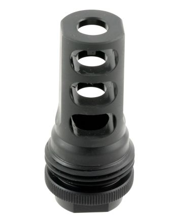 SilencerCo AC1282 ASR Muzzle Brake 30 Cal 1/2"-28 tpi Black