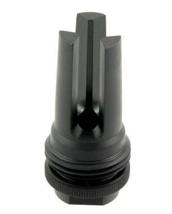 SilencerCo AC1283 ASR Flash Hider Black Steel with 1/2"-28 tpi Threads for 7.62mm