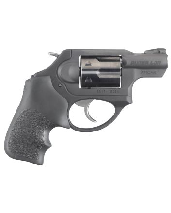 Ruger 5462 LCRxSmall Frame 327 Federal Mag 5 Shot, 1.87" Matte Black Steel Barrel, Black PVD Cylinder, Matte Black Stainless Steel Frame, Black Hogue Tamer Monogrip, Exposed Hammer