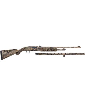Mossberg 54183 500 Combo 20 Gauge 5+1 3" 26" Overall Mossy Oak Break-Up Country, Vent Rib/24" Slugster Barrels,Fixed Synthetic Stock, Fully Rifled Bore Choke