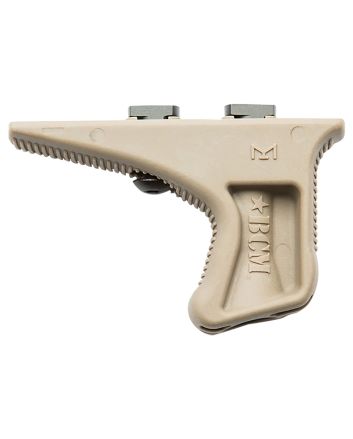 BCM KAGMCMRFDE BCMGunfighter Kinesthetic Angled Grip MOD 3 Made of Polymer With Flat Dark Earth Finish for M-Lok