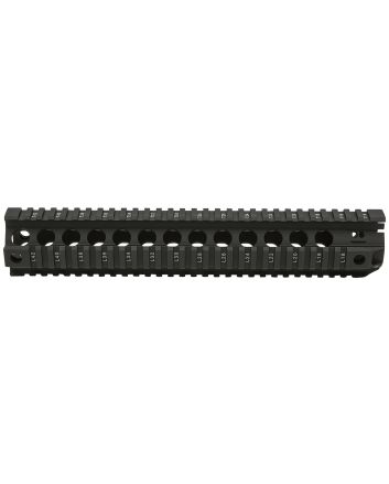BCM QRF12556BLK QRF12" Free-Floating Style Made of Aluminum with Black Anodized Finish &amp; Picatinny Rail for AR-Platform