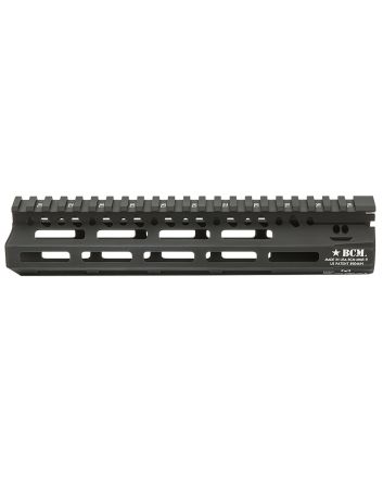BCM MCMR9556BLK BCMGunfighter MCMR 9" M-LOK, Free-Floating Style Made of Aluminum with Black Anodized Finish for AR-Platform