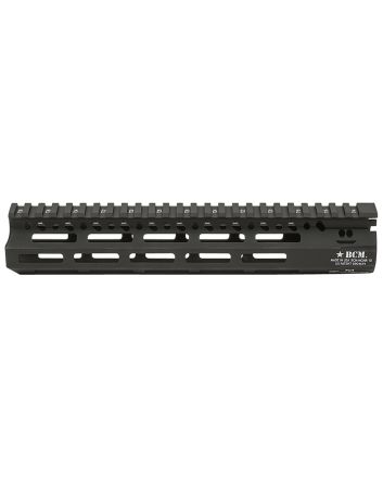 BCM MCMR10556BLK BCMGunfighter MCMR 10" M-LOK, Free-Floating Style Made of Aluminum with Black Anodized Finish for AR-Platform