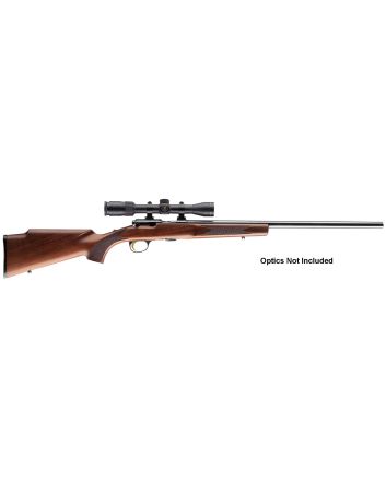 Browning 025176202 T-Bolt Target/Varmint 22 LR 10+1 22" Heavy Target Barrel, Polished Blued Steel Receiver, Satin Walnut Stock With Monte Carlo Comb, Optics Ready, Scope NOT Included