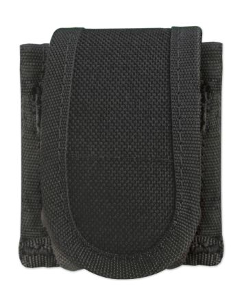 Uncle Mike's 88271 Universal SpeedLoader Mag Pouch Single Black Kodra Nylon Hook &amp; Loop Belts 2.25" Wide