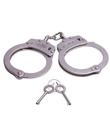 Uzi Accessories UZIHCCS Handcuffs Chain Silver Stainless Steel Includes 2 Keys