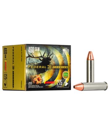 Federal P460XB1 Premium460S&amp;W Mag 275gr Barnes Expander BRX 20 Per Box/10 Case
