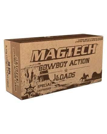 Magtech 38U Cowboy Action38Special 125gr Lead Flat Nose 50 Per Box/20 Case