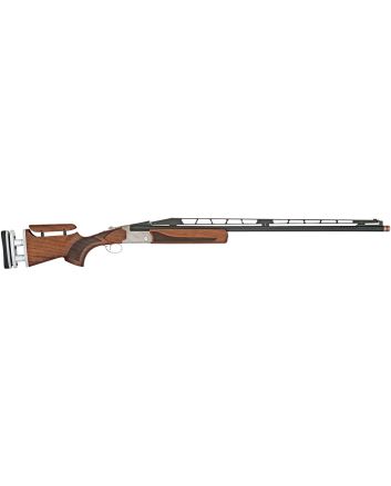 TriStar 35412 TT-15A Top Single 12 Gauge 1rd 2.75" 34" Adjustable Rib Barrel Silver Rec Walnut Fixed with Adjustable Comb Stock Right Hand (Full Size) Includes 3 Extended MobilChoke