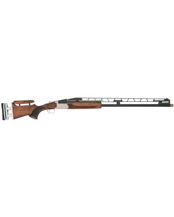 TriStar 35414 TT-15A Unsingle USA 12 Gauge 1rd 2.75" 34" Adjustable Rib Barrel Silver Rec Walnut Fixed with Adjustable Comb Stock Right Hand (Full Size) Includes 3 Extended MobilChoke