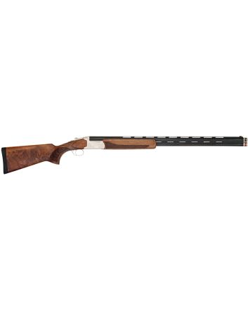 TriStar 35425 TT-15 Sporting O/U 12 Gauge 2rd 3" 30" Vent Rib &amp; Ported Barrel Silver Rec Semi-Gloss Turkish Walnut Stock Right Hand (Full Size) Includes 5 Extended MobilChoke