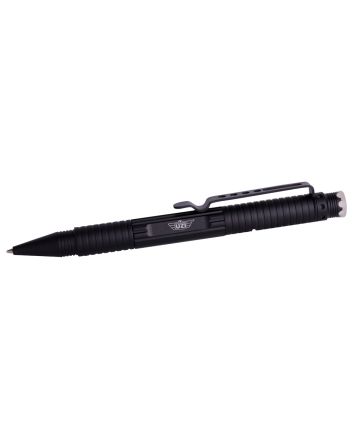 Uzi Accessories UZITACPEN1BK Defender Tactical Pen Black Aluminum 6.10"