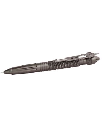 Uzi Accessories UZITACPEN4GM Tactical PenGun Metal Aluminum 6" Features Glass Breaker/Cuff Key