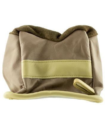 BenchMaster BMALBBME Bench BagMedium Empty Tan Leather Front Bag 6.80 oz
