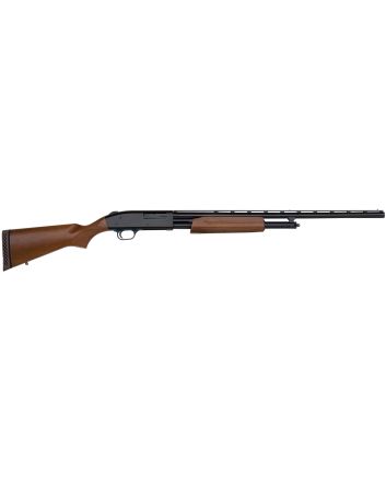 Mossberg 50136 500 All Purpose Full Size 20 Gauge Pump 3" 5+1 26" Blued Vent Rib Barrel, Blued Integral Scope Mount Steel Receiver, Fixed Hardwood Stock, Right Hand, Accu-Set Chokes