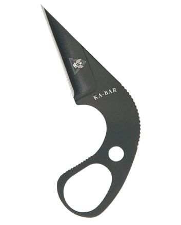 Ka-Bar 1478BP TDI Law Enforcement 1.63" Fixed Drop Point Plain Black 9Cr18MoV SS Blade &amp; Handle, Includes Sheath