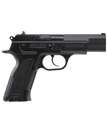 SAR USA B69BL B69mm Luger 19+1 4.50" Black Steel Barrel, Black Serrated Steel Slide, Black Polymer Frame w/Beavertail, Black Polymer Grip, Manual Thumb Safety, Right Hand