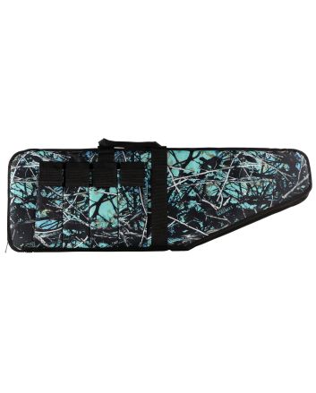 Bulldog SRN1038 Extreme Tactical38" Muddy Girl Serenity Camo Water-Resistant Nylon, Black Trim, Tricot Lining, 4 External Velcro Mag Pouches, Soft Padding