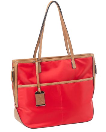Bulldog BDP056 Tote Purse w/Holster Red Nylon Most Sm Pistols &amp; Revolvers Right Hand