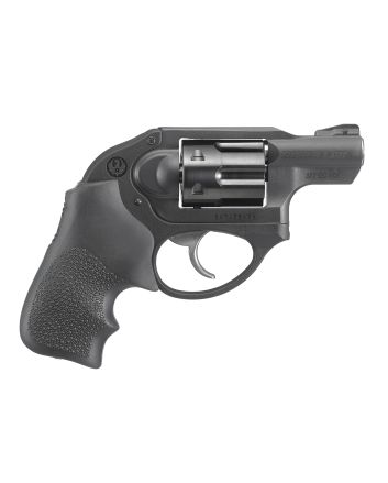 Ruger 5452 LCRSmall Frame 327 Federal Mag 6 Shot, 1.87" Matte Black Steel Barrel, Black PVD Cylinder, Matte Black Stainless Steel Frame, Black Hogue Tamer Monogrip, Shrouded Hammer