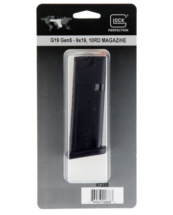 Glock 47289 G19Gen5 10rd 9mm Luger Black Polymer