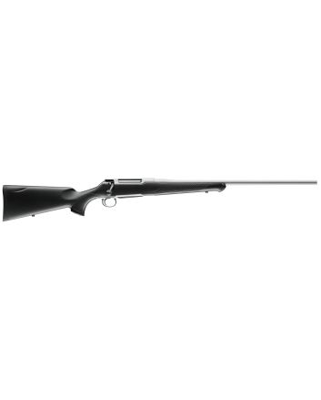 Sauer S1SX655 100 Silver XT 6.5x55 Swedish Caliber with 5+1 Capacity, 22" Barrel, Stainless Cerakote Metal Finish &amp; Black Fixed Ergo Max Stock Right Hand (Full Size)