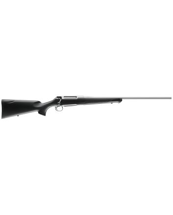 Sauer S1SX65P 100 Silver XT Full Size 6.5 PRC 4+1 22" Stainless Steel Cerakote Barrel, Stainless Cerakote Drilled &amp; Tapped Steel Receiver, Black Max Synthetic Stock