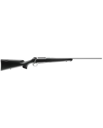 Sauer S1SX7MM 100 Silver XT 7mm Rem Mag Caliber with 4+1 Capacity, 24" Barrel, Stainless Cerakote Metal Finish &amp; Black Fixed Ergo Max Stock Right Hand (Full Size)