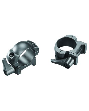 Weaver Mounts 49325 Lever LokMatte Black 1" Medium