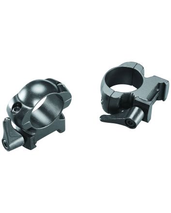 Weaver Mounts 49326 Lever LokMatte Black 1" High
