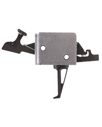CMC Triggers 93504 Drop-InTwo-Stage Flat Trigger w/ 2-4 lbs Draw Weight &amp; Black/Silver Finish