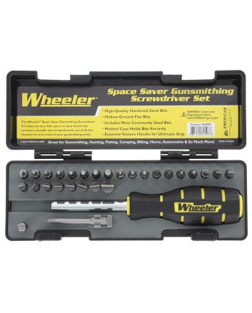 Wheeler 664507 Space-Saver Screwdriver Set Gray Steel 26 Pieces