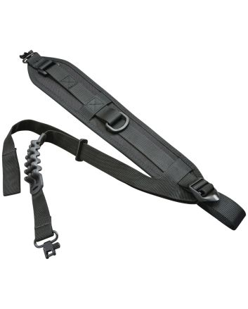 Butler Creek 80095 Quick Carry Rifle/Shotgun Sling Black Neoprene 27"- 36" OAL 1.25" Wide Adjustable Padded Design &amp; QD Swivels