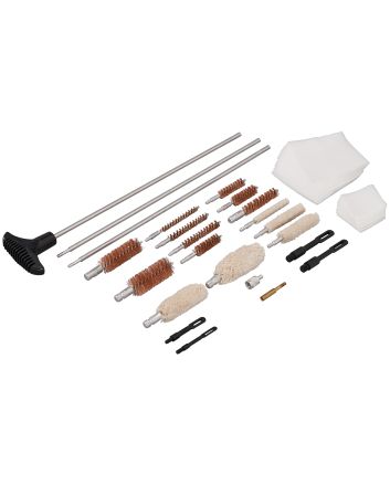 Hoppe's UAC76 Universal Accessory Cleaning Kit Multi-Caliber/Silver Hard Case
