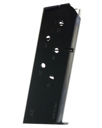 Mec-Gar MGCO4506B StandardBlued Detachable 6rd 45 ACP for 1911 Officer